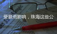 受暴雨影响�，珠海这些公交线路有调整→